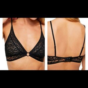 Free People Toni Bralette In Black